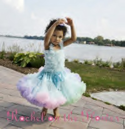 Aquamarine Rainbow Pettiskirt